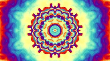 Süslemeli mandala döngü arkaplanı