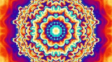 Süslemeli mandala döngü arkaplanı
