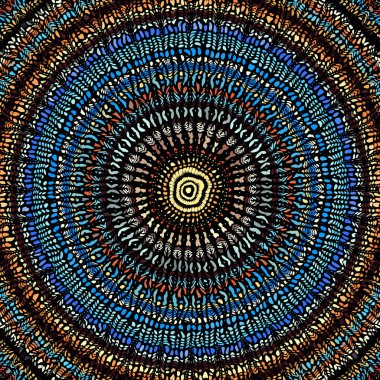 Vektörsüz mozaik sanat modeli. Sanat arkaplanı.