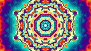 Süslemeli mandala döngü arkaplanı
