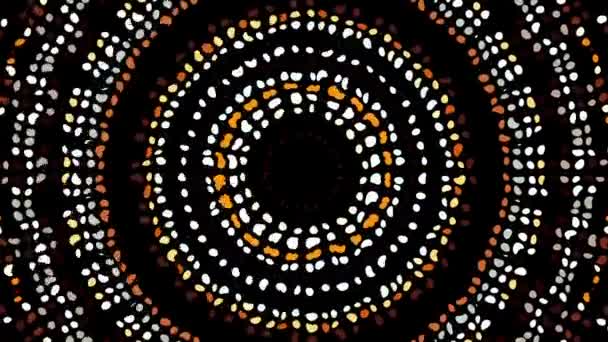 Abstract mandala loop background — Stock Video