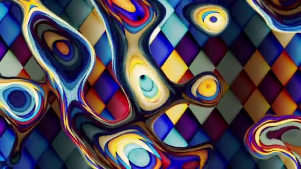 Psychedelischer Hintergrund — Stockvideo