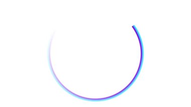 Beyaz arka planda dairesel eğim. Çember yükleniyor.