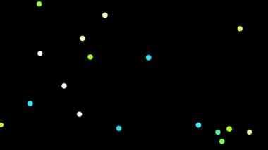 Yeşil ekran arkaplanındaki benekler.