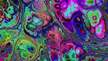 Psikedelik hareket arkaplanı