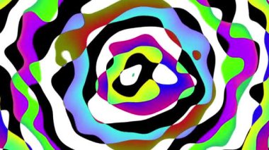 Psikedelik hareket arkaplanı