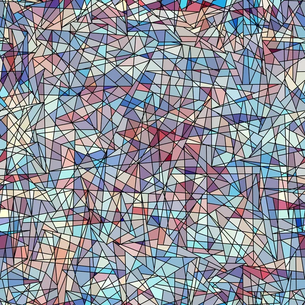 Vector naadloos mozaïek kunst patroon. Kunstachtergrond. — Stockvector