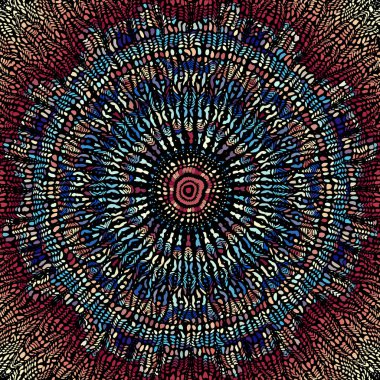 Vektörsüz mozaik sanat modeli. Sanat arkaplanı.