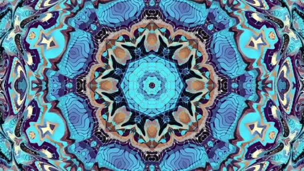 Fondo de bucle de mandala adornado — Vídeos de Stock