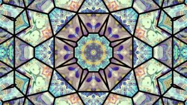 Süslemeli mandala döngü arkaplanı
