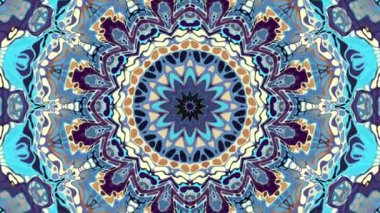 Süslemeli mandala döngü arkaplanı