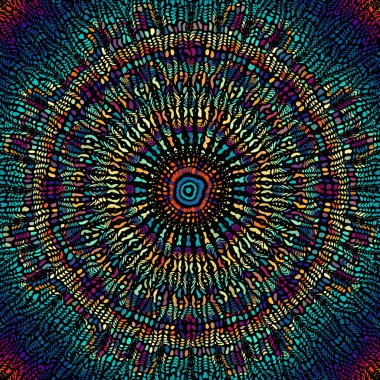 Vektörsüz mozaik sanat modeli. Sanat arkaplanı.