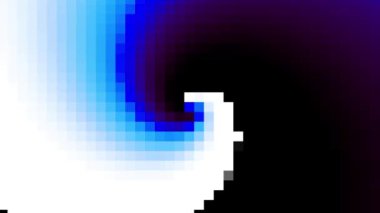 Sonsuz spiral. Kusursuz döngü görüntüsü.