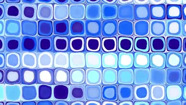 Naadloze lus abstracte beweging achtergrond. Abstracte polka dot beelden. — Stockvideo