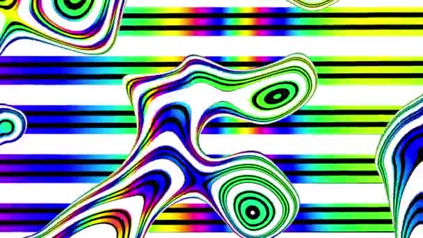 Psychedelic fundo em movimento — Vídeo de Stock