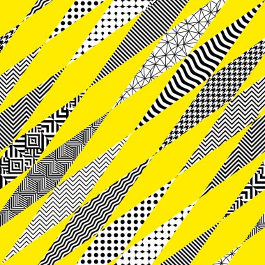 Yama biçiminde geometrik soyut desen. Kusursuz vektör