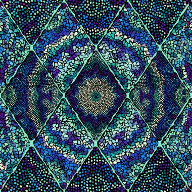 Vektörsüz mozaik sanat modeli. Sanat arkaplanı.