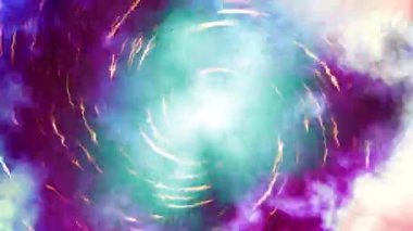 Sonsuz spiral. Kusursuz döngü görüntüsü.