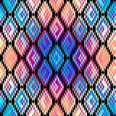 Bir üçgenin kusursuz vektör deseni arkaplanı.