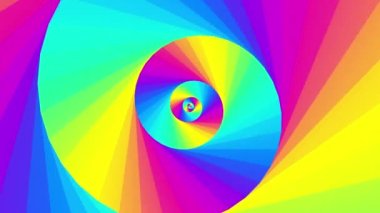 Sonsuz spiral. Kusursuz döngü görüntüsü.
