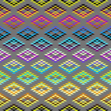 Bir üçgenin kusursuz vektör deseni arkaplanı.