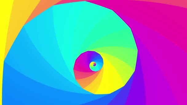 Spirale infinita. Filmati loop senza soluzione di continuità. — Video Stock