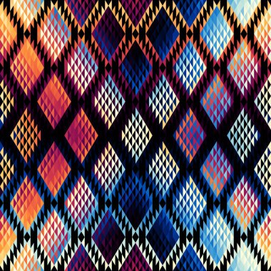 Bir üçgenin kusursuz vektör deseni arkaplanı.