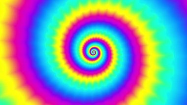 Sonsuz spiral. Kusursuz döngü görüntüsü.