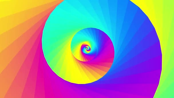 Spirale infinita. Filmati loop senza soluzione di continuità. — Video Stock