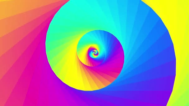 Spirale infinita. Filmati loop senza soluzione di continuità. — Video Stock