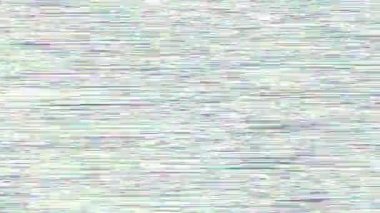 Video parazit görüntülerini döngüye sokuyorum. Bir Datamoshing videosunun taklidi.