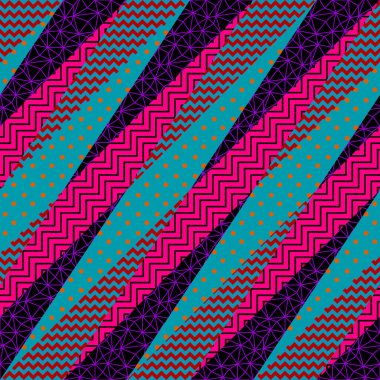 Yamalı tekstil deseni. Kusursuz yorgan dizayn arkaplanı.