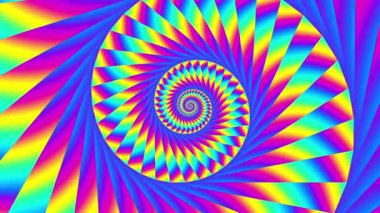 Sonsuz spiral. Kusursuz döngü görüntüsü.
