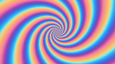 Sonsuz spiral. Kusursuz döngü görüntüsü.