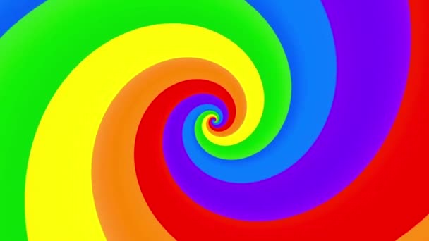 Spirale infinita. Filmati loop senza soluzione di continuità. — Video Stock