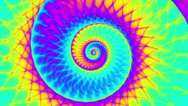 Spirale infinita. Filmati loop senza soluzione di continuità. — Video Stock