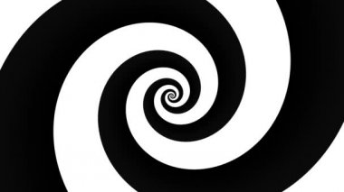 Sonsuz spiral. Kusursuz döngü görüntüsü.