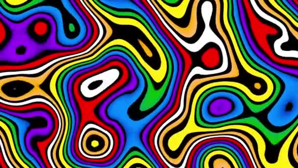 Psychedelischer Hintergrund — Stockvideo