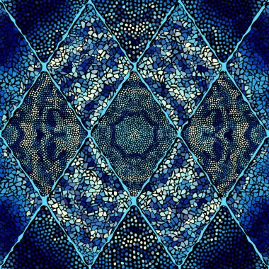 Vektörsüz mozaik sanat modeli. Sanat arkaplanı.