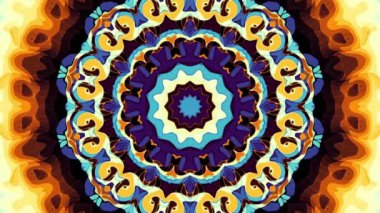 Süslemeli mandala döngü arkaplanı