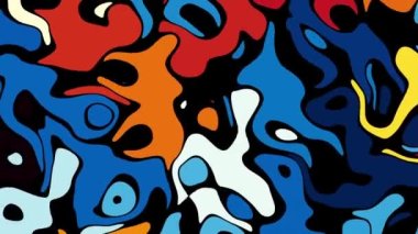 Psikedelik hareket arkaplanı