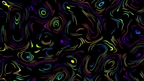 Psychedelischer Hintergrund — Stockvideo