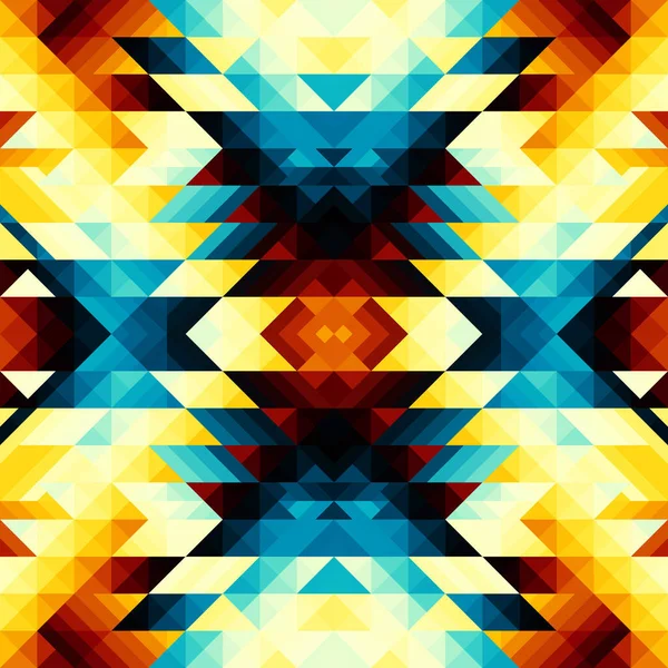 Bir üçgenin kusursuz vektör deseni arkaplanı.