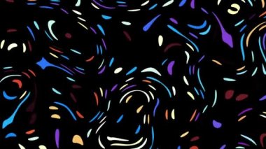 Psikedelik hareket arkaplanı