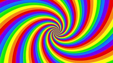 Sonsuz spiral. Kusursuz döngü görüntüsü.