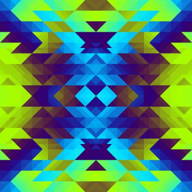 Bir üçgenin kusursuz vektör deseni arkaplanı.