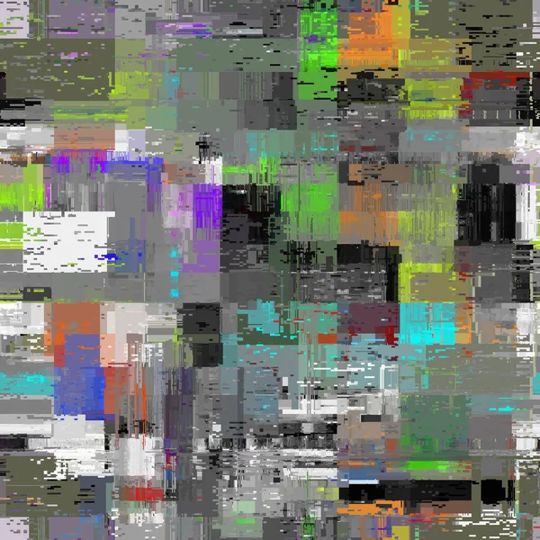 Vektorbillede med efterligning af grunge datamoshing tekstur. – Stock-vektor