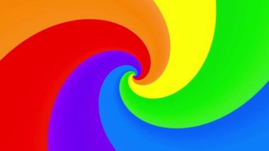 Sonsuz spiral. Kusursuz döngü görüntüsü.