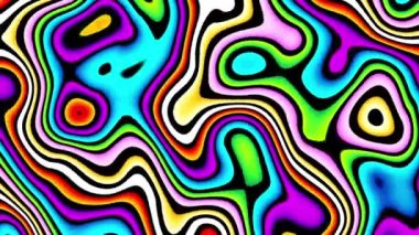 Psikedelik hareket arkaplanı