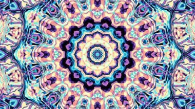 Süslemeli mandala döngü arkaplanı